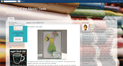 Desktop Screenshot of mistressofthemessydesk.blogspot.com