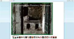Desktop Screenshot of elrincndelospremiosymenciones.blogspot.com