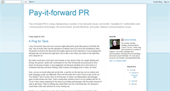 Desktop Screenshot of payitforwardpr.blogspot.com