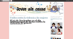 Desktop Screenshot of jovensincausa.blogspot.com