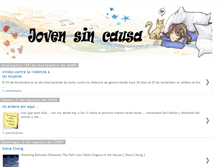 Tablet Screenshot of jovensincausa.blogspot.com