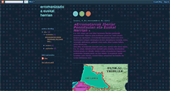 Desktop Screenshot of euskal-erromanizazioa.blogspot.com