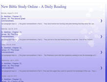 Tablet Screenshot of newbiblestudyonline.blogspot.com