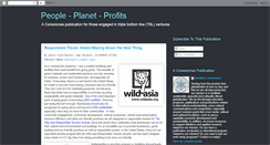 Desktop Screenshot of peopleplanetprofits.blogspot.com