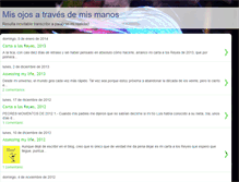 Tablet Screenshot of misojosatravesdemismanos.blogspot.com