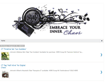 Tablet Screenshot of digitalchaosstore.blogspot.com