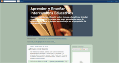 Desktop Screenshot of intercambioseducativossilvia.blogspot.com