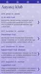 Mobile Screenshot of anyatejklubdebrecen.blogspot.com