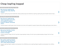 Tablet Screenshot of cheapleapfrogleappad.blogspot.com