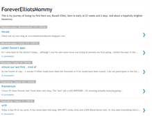 Tablet Screenshot of foreverelliotsmommy.blogspot.com