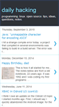 Mobile Screenshot of daily-hacking.blogspot.com