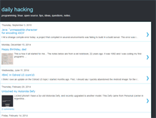 Tablet Screenshot of daily-hacking.blogspot.com