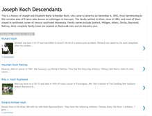 Tablet Screenshot of josephkochdescendants.blogspot.com