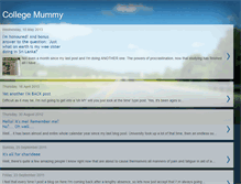 Tablet Screenshot of collegemummy.blogspot.com