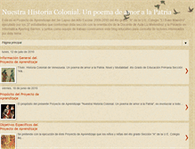 Tablet Screenshot of nuestrahistoriacolonial.blogspot.com