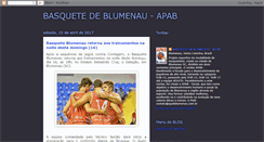 Desktop Screenshot of basquetedeblumenau.blogspot.com