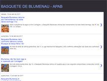 Tablet Screenshot of basquetedeblumenau.blogspot.com