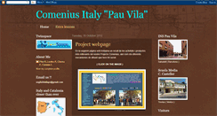 Desktop Screenshot of comeniusitalypv.blogspot.com