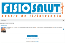 Tablet Screenshot of fisiosalutmontgat.blogspot.com