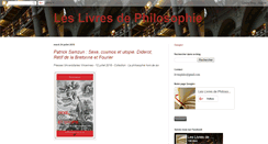 Desktop Screenshot of les-livres-de-philosophie.blogspot.com