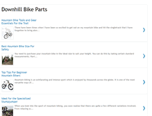 Tablet Screenshot of downhillbikeparts.blogspot.com