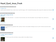 Tablet Screenshot of hazeleyedjesusfreak.blogspot.com