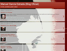 Tablet Screenshot of manuelgarciaestradabloggoficial.blogspot.com