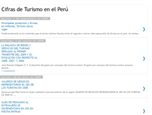 Tablet Screenshot of cifrasturismoperu.blogspot.com