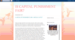 Desktop Screenshot of capitalpunishmentfair.blogspot.com