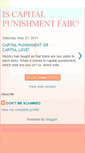 Mobile Screenshot of capitalpunishmentfair.blogspot.com