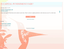 Tablet Screenshot of capitalpunishmentfair.blogspot.com