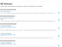 Tablet Screenshot of dkventures.blogspot.com