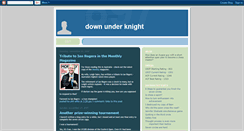 Desktop Screenshot of downunderknight.blogspot.com