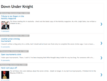 Tablet Screenshot of downunderknight.blogspot.com