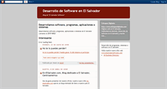 Desktop Screenshot of elsalvadorsoftware.blogspot.com