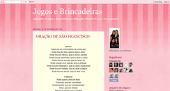 Desktop Screenshot of jogandobrincando.blogspot.com