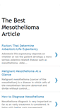 Mobile Screenshot of best-mesothelioma-article.blogspot.com