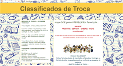 Desktop Screenshot of classificadosdetroca.blogspot.com