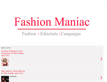 Tablet Screenshot of fashionmaniacblog.blogspot.com