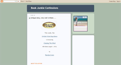 Desktop Screenshot of bookjunkieconfessions.blogspot.com
