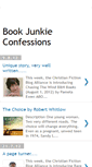 Mobile Screenshot of bookjunkieconfessions.blogspot.com