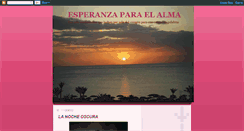 Desktop Screenshot of esperanzaparaelalma.blogspot.com