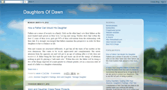 Desktop Screenshot of daughtersofdawn.blogspot.com