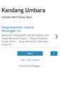 Mobile Screenshot of kandangumbara.blogspot.com