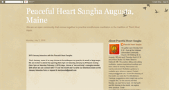 Desktop Screenshot of peacefulheartsangha.blogspot.com