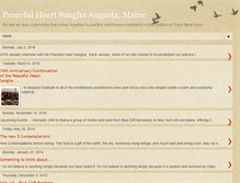 Tablet Screenshot of peacefulheartsangha.blogspot.com