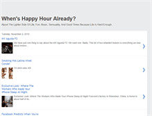 Tablet Screenshot of happyhourisnow.blogspot.com