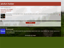 Tablet Screenshot of abcfun-holder.blogspot.com