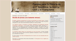 Desktop Screenshot of fuentesguerracivil.blogspot.com