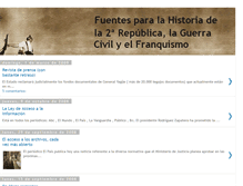 Tablet Screenshot of fuentesguerracivil.blogspot.com